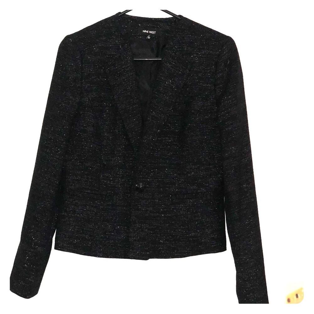 Nine West glitter blazer size 4